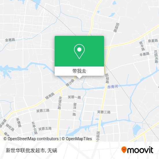 新世华联批发超市地图