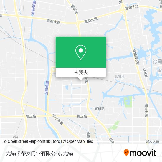 无锡卡蒂罗门业有限公司地图