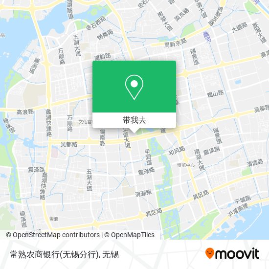 常熟农商银行(无锡分行)地图