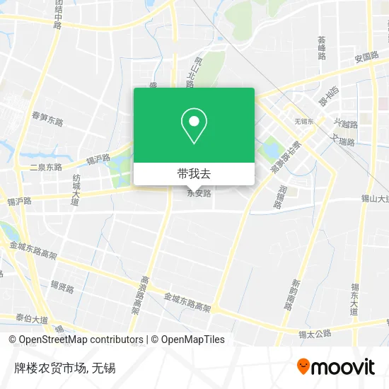 牌楼农贸市场地图