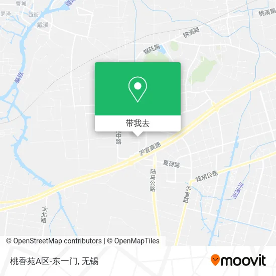桃香苑A区-东一门地图
