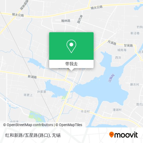 红和新路/五星路(路口)地图