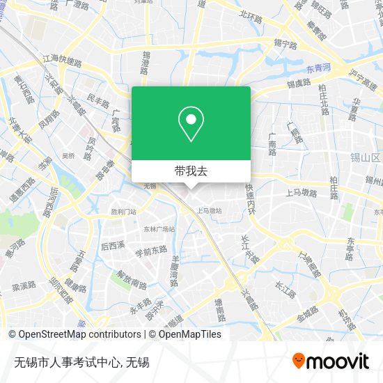 无锡市人事考试中心地图