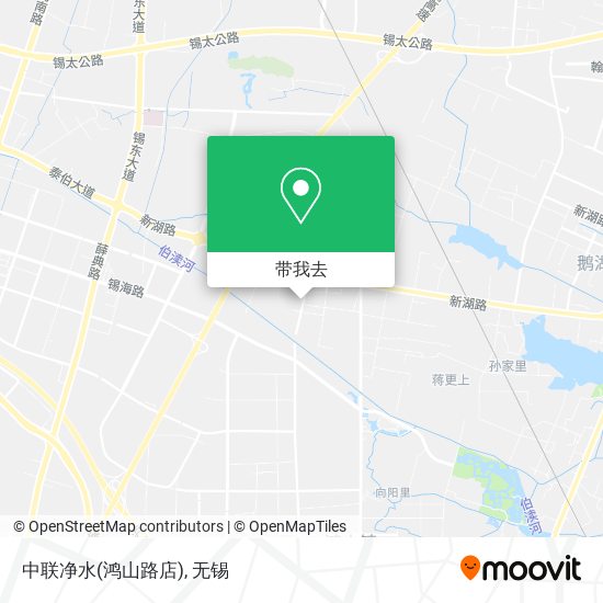 中联净水(鸿山路店)地图
