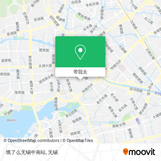 饿了么无锡中南站地图