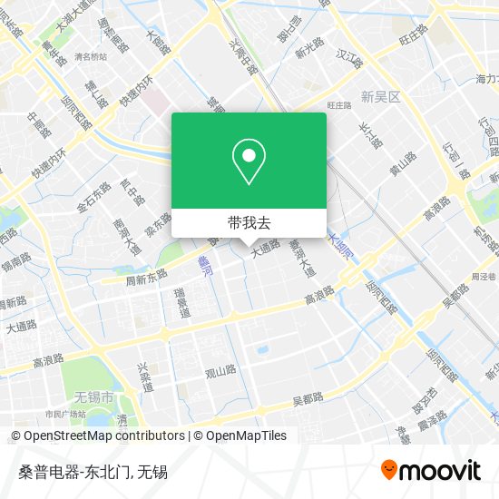 桑普电器-东北门地图
