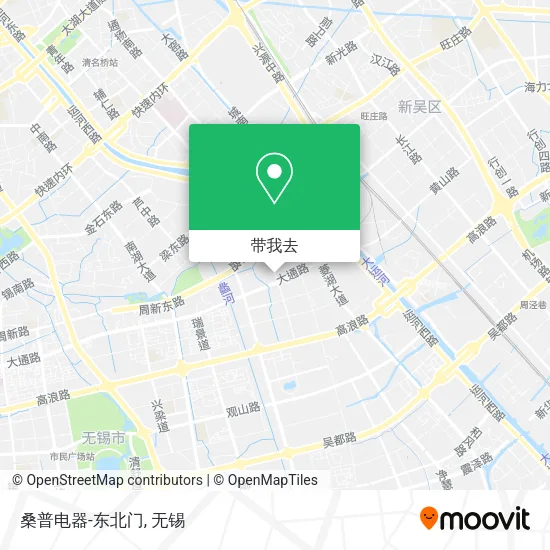桑普电器-东北门地图