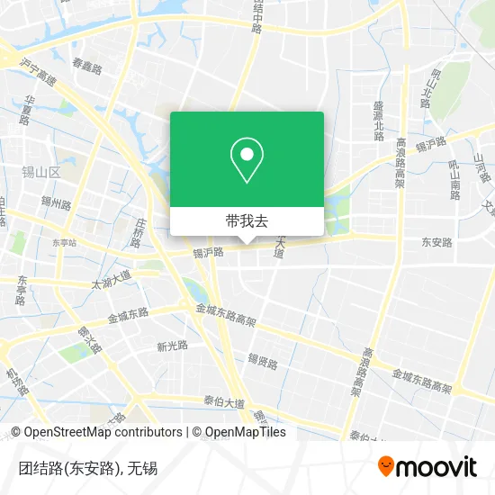 团结路(东安路)地图