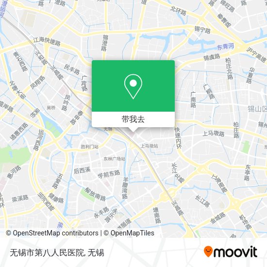 无锡市第八人民医院地图