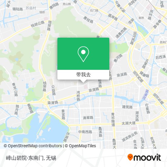嶂山碧院-东南门地图