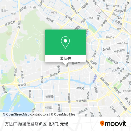 万达广场(梁溪路店)B区-北3门地图