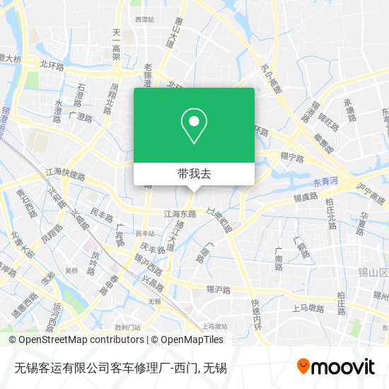 无锡客运有限公司客车修理厂-西门地图