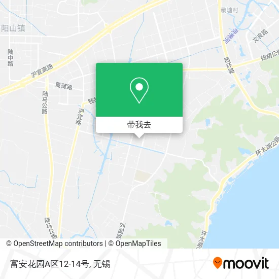 富安花园A区12-14号地图