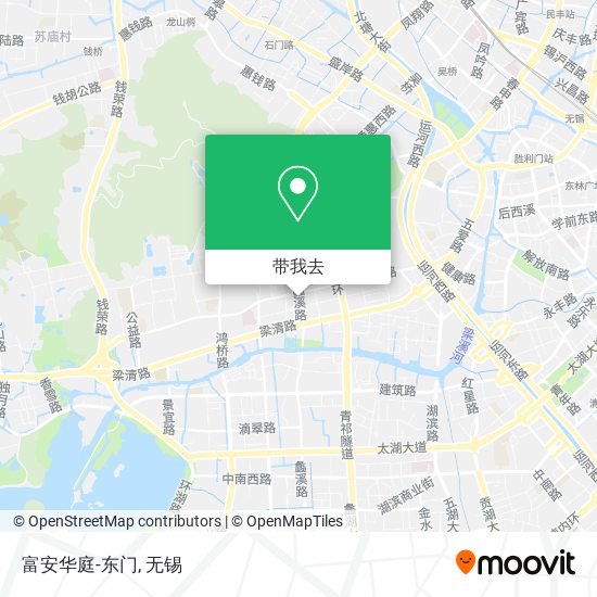 富安华庭-东门地图