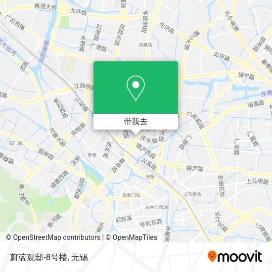 蔚蓝观邸-8号楼地图