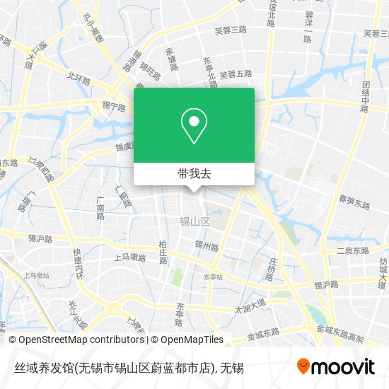 丝域养发馆(无锡市锡山区蔚蓝都市店)地图