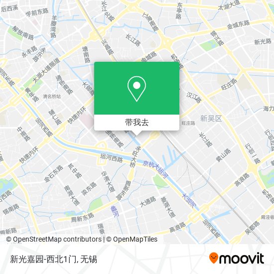 新光嘉园-西北1门地图