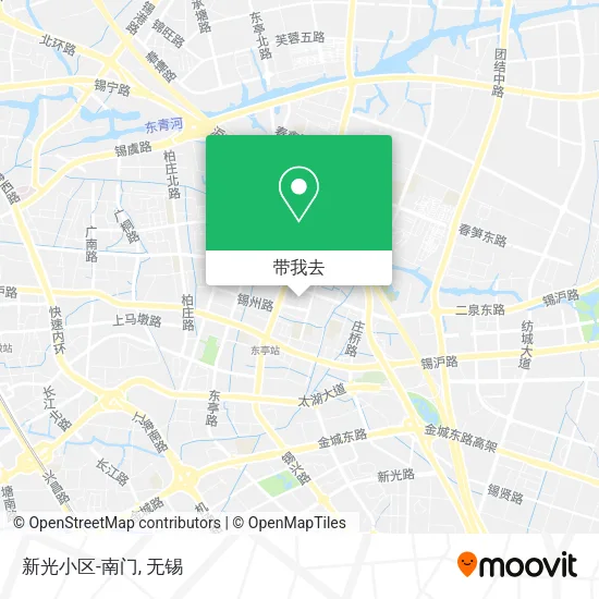 新光小区-南门地图