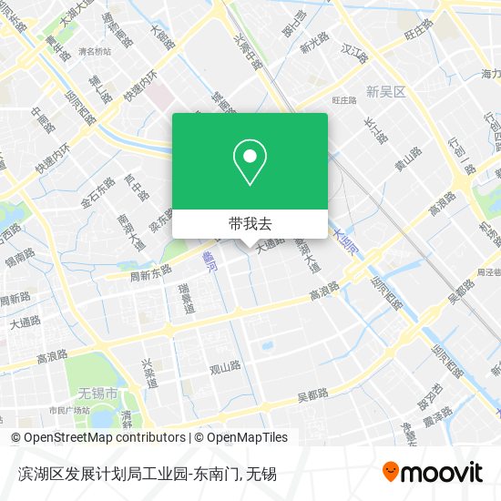滨湖区发展计划局工业园-东南门地图