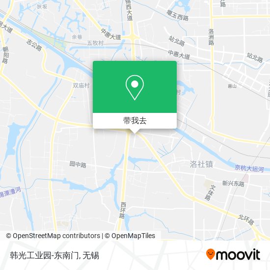 韩光工业园-东南门地图