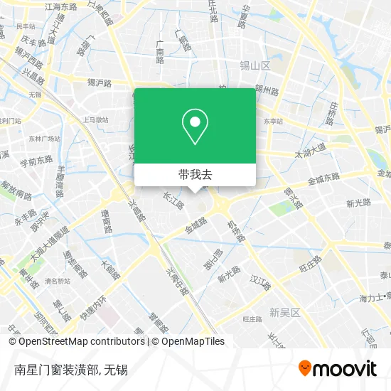 南星门窗装潢部地图