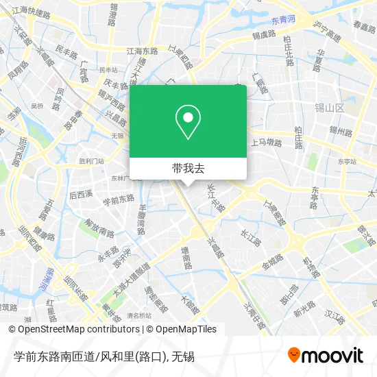 学前东路南匝道/风和里(路口)地图