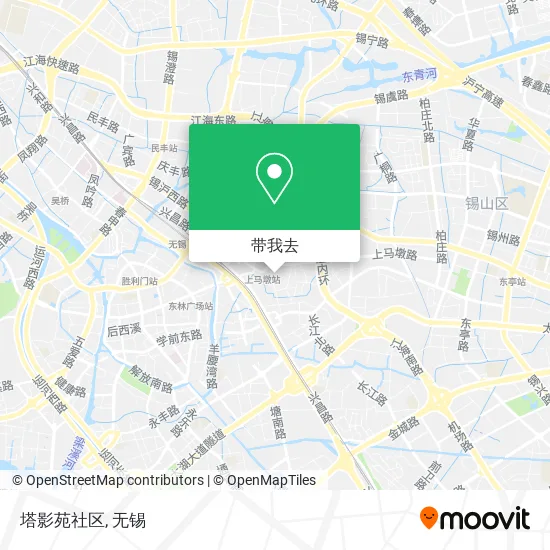 塔影苑社区地图