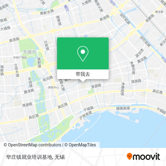 华庄镇就业培训基地地图