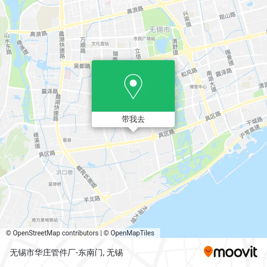 无锡市华庄管件厂-东南门地图