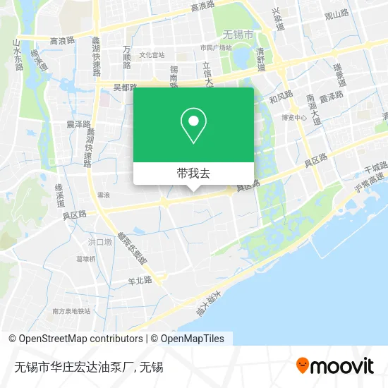 无锡市华庄宏达油泵厂地图