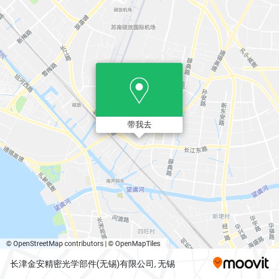 长津金安精密光学部件(无锡)有限公司地图