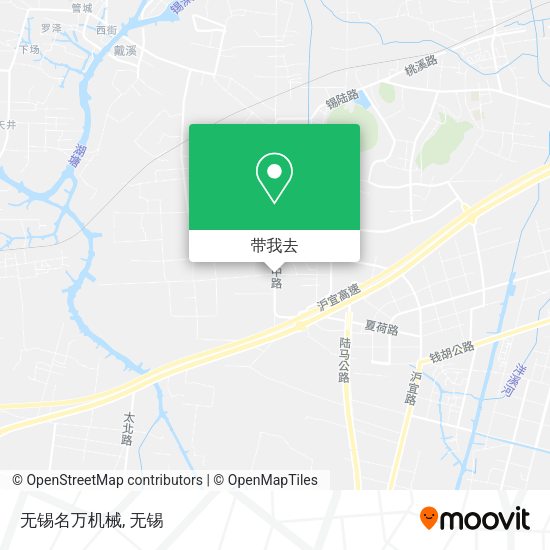 无锡名万机械地图