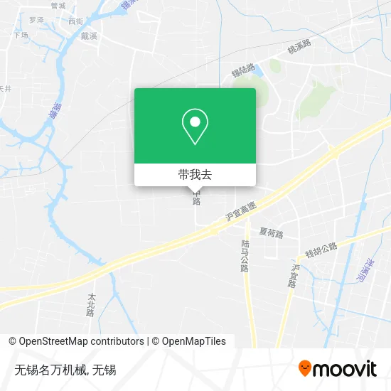 无锡名万机械地图