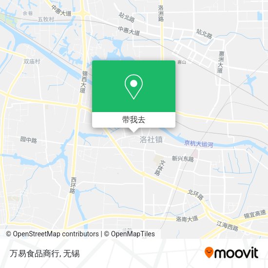 万易食品商行地图