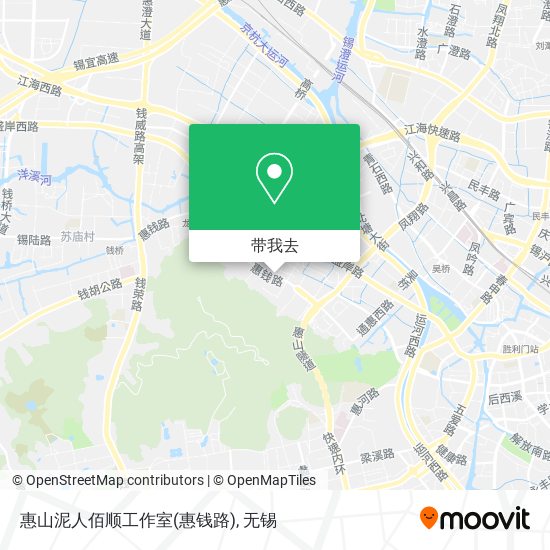 惠山泥人佰顺工作室(惠钱路)地图