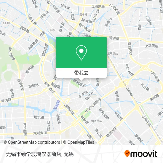 无锡市勤学玻璃仪器商店地图