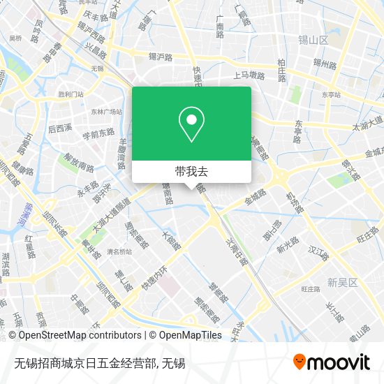 无锡招商城京日五金经营部地图