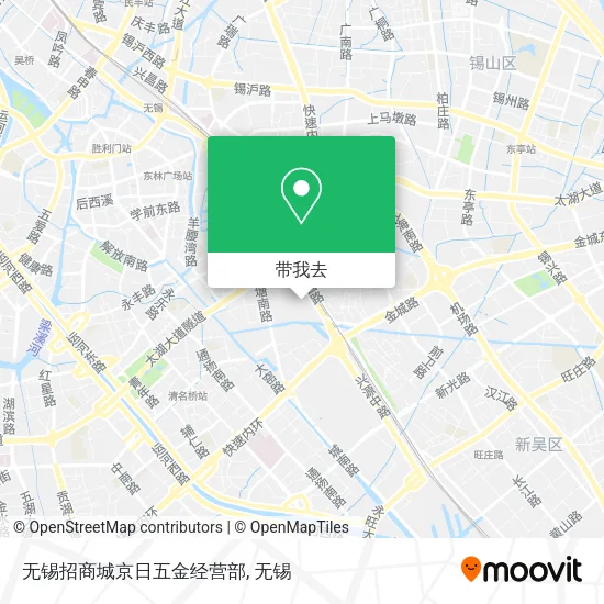 无锡招商城京日五金经营部地图
