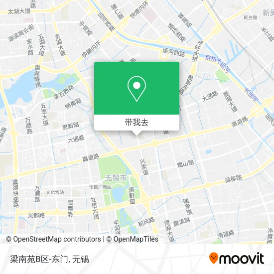 梁南苑B区-东门地图