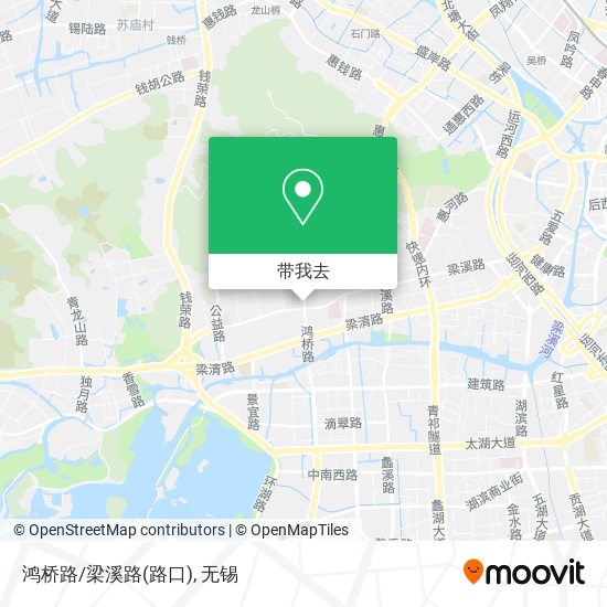 鸿桥路/梁溪路(路口)地图