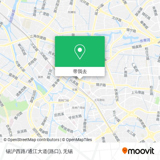 锡沪西路/通江大道(路口)地图