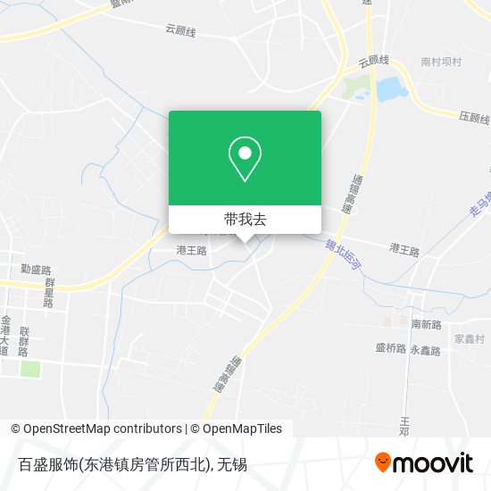 百盛服饰(东港镇房管所西北)地图