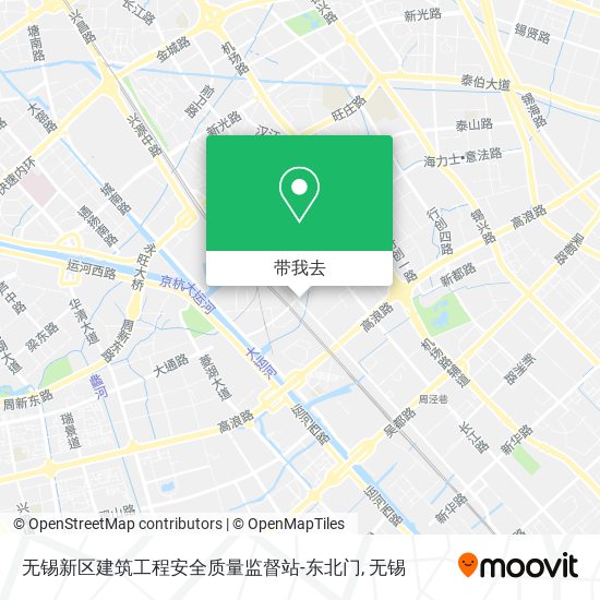 无锡新区建筑工程安全质量监督站-东北门地图