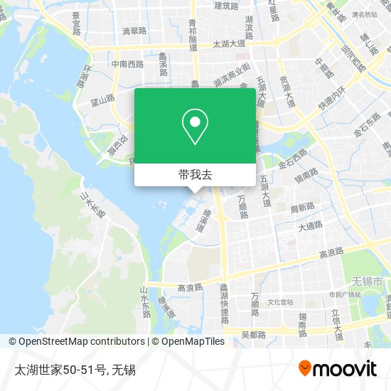 太湖世家50-51号地图