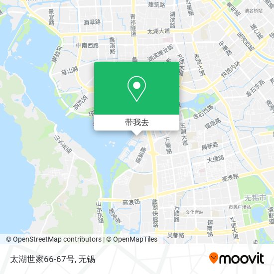 太湖世家66-67号地图