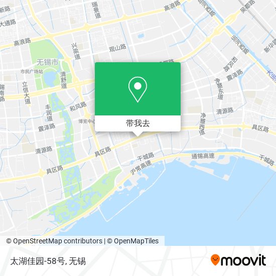 太湖佳园-58号地图