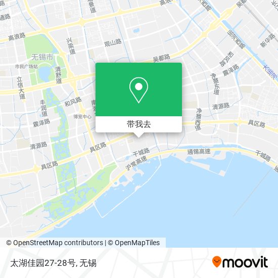太湖佳园27-28号地图
