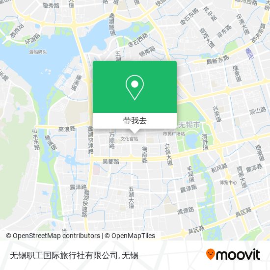 无锡职工国际旅行社有限公司地图