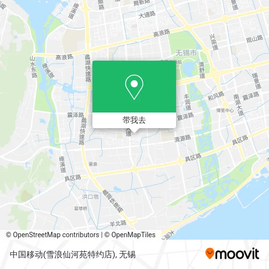 中国移动(雪浪仙河苑特约店)地图