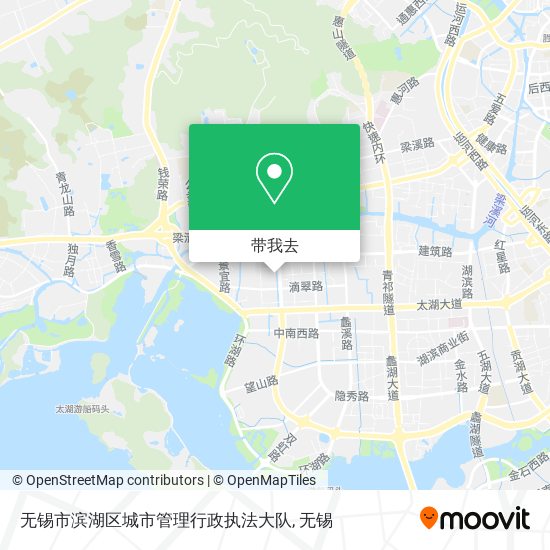 无锡市滨湖区城市管理行政执法大队地图